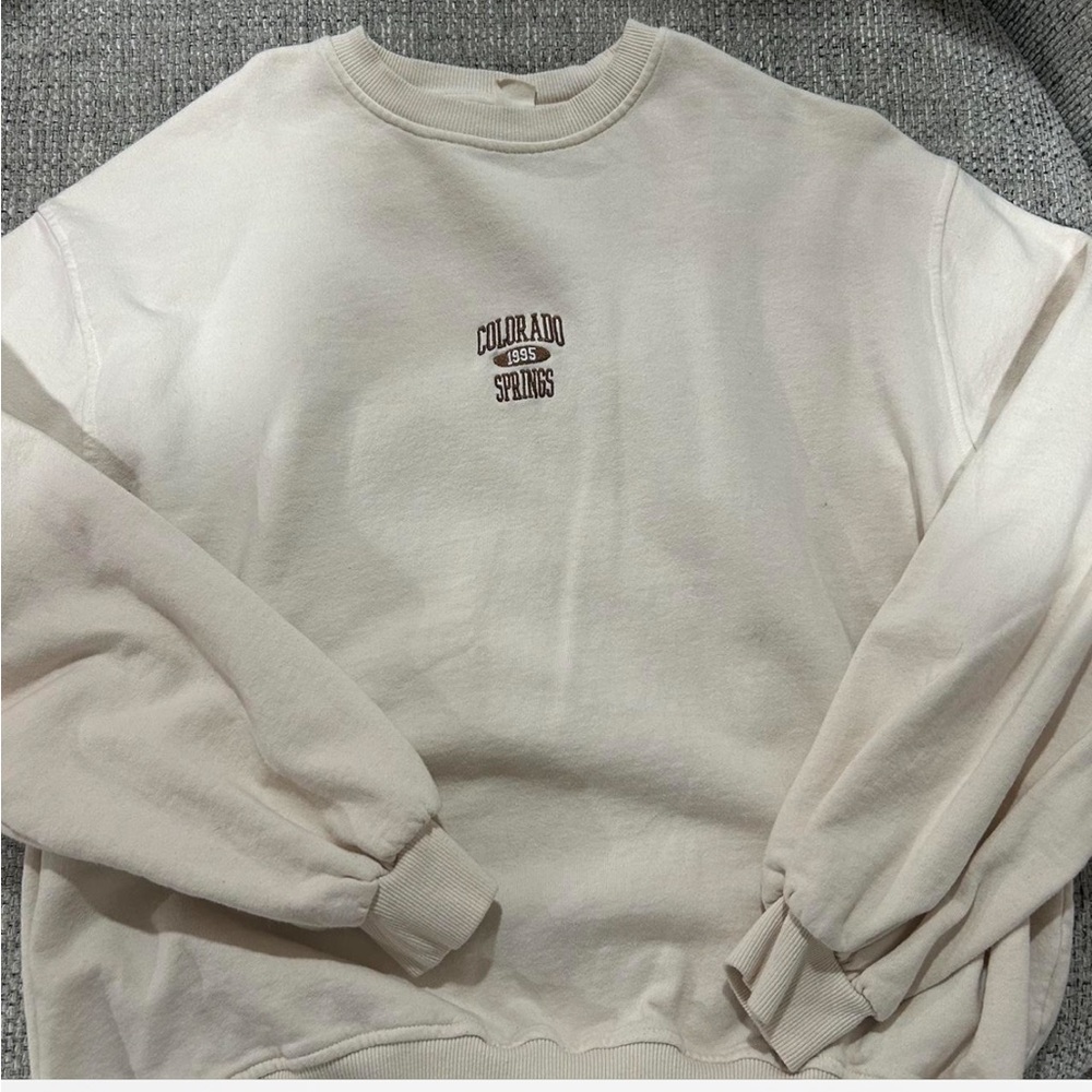 Urban Outfitters Cream Sweatshirt
